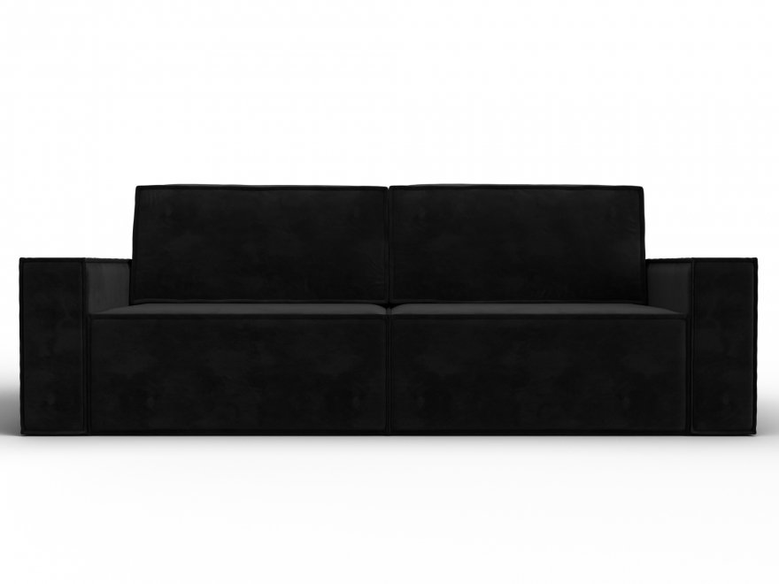 Диван Куба черный велюр