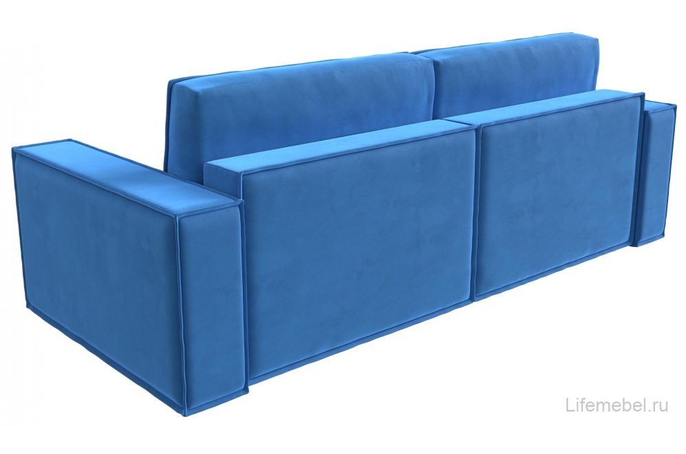 Диван Куба голубой велюр