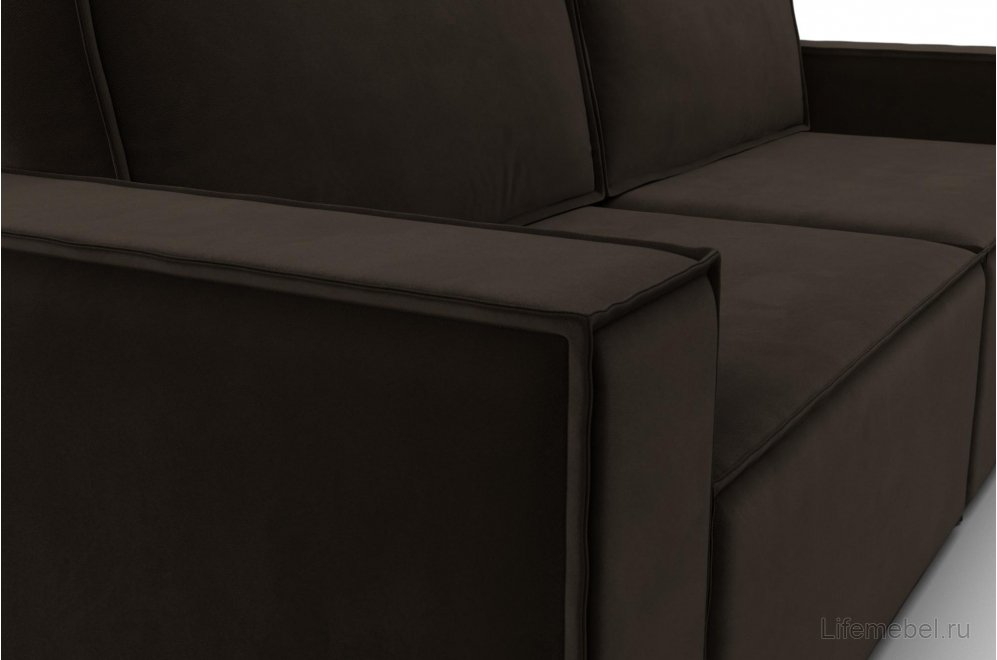 Диван Нова коричневый микровельвет