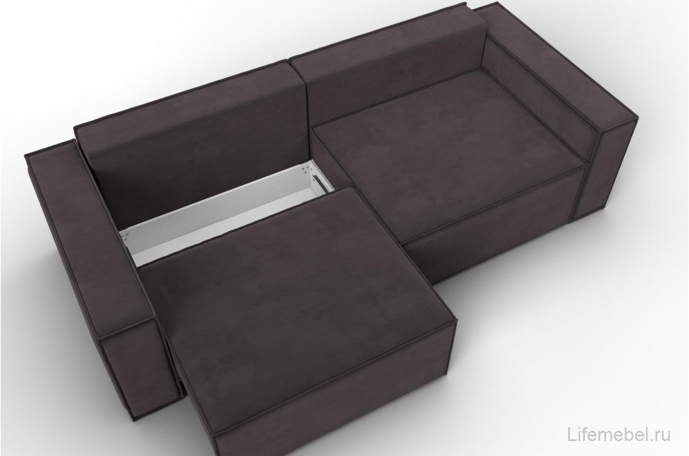 Диван Нова коричневый велюр