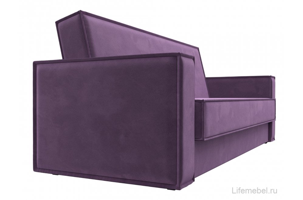 Диван Куба микровельвет сиреневый