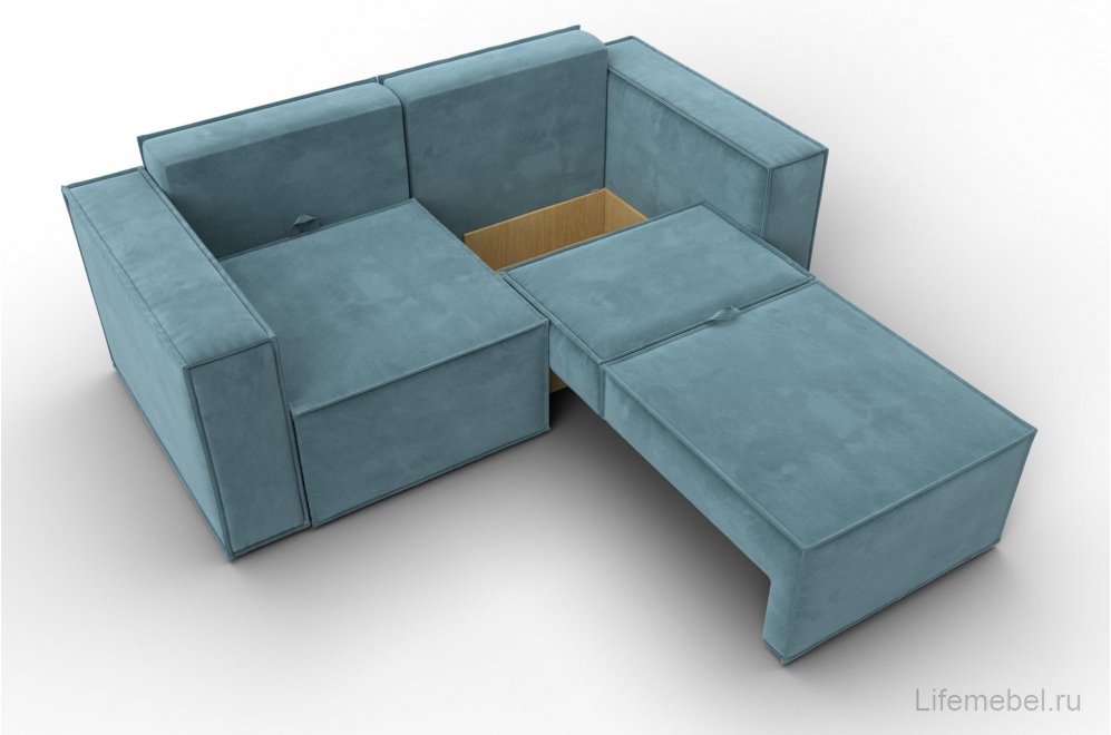 Диван Нова мини велюр бирюзовый