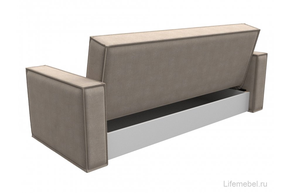 Диван Куба рогожка бежевый