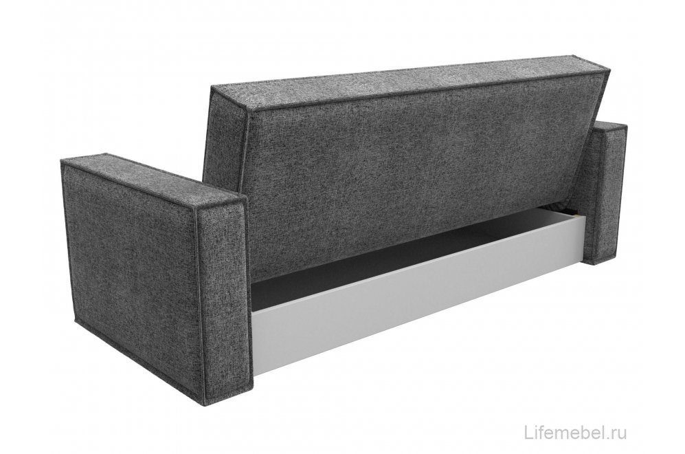 Диван Куба рогожка серый