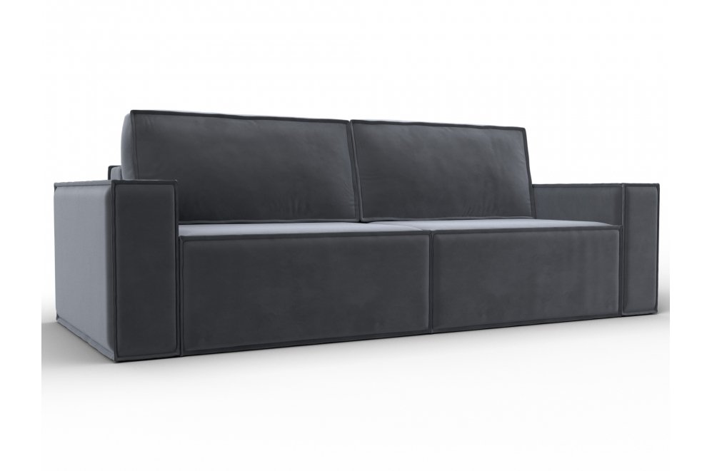 Диван Куба серый велюр