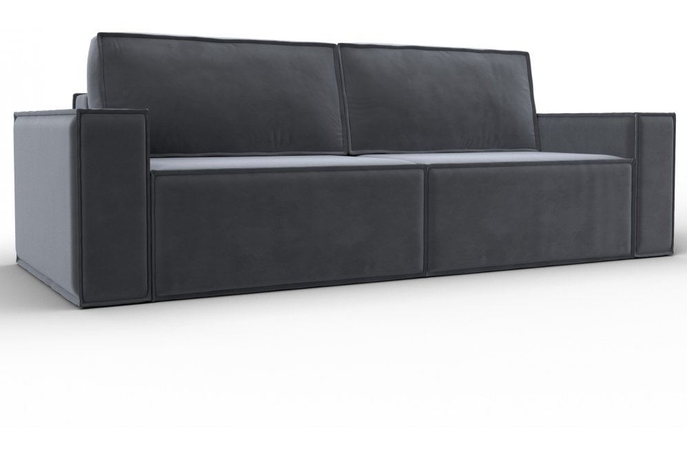 Диван Куба серый велюр