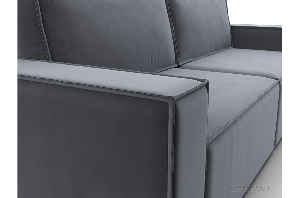 Диван Куба серый велюр