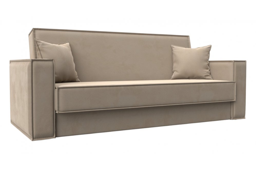 Диван Куба велюр бежевый