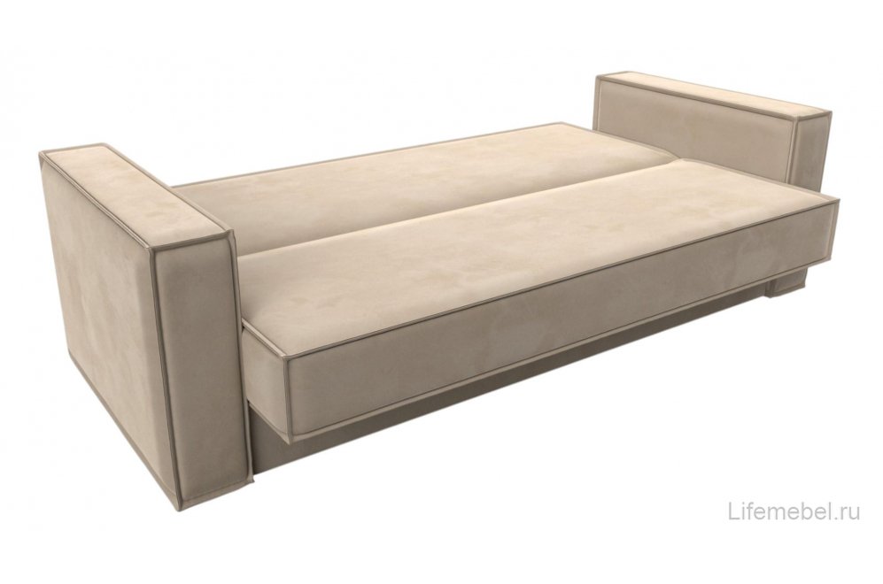 Диван Куба велюр бежевый