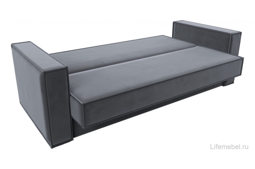 Диван Нова велюр серый