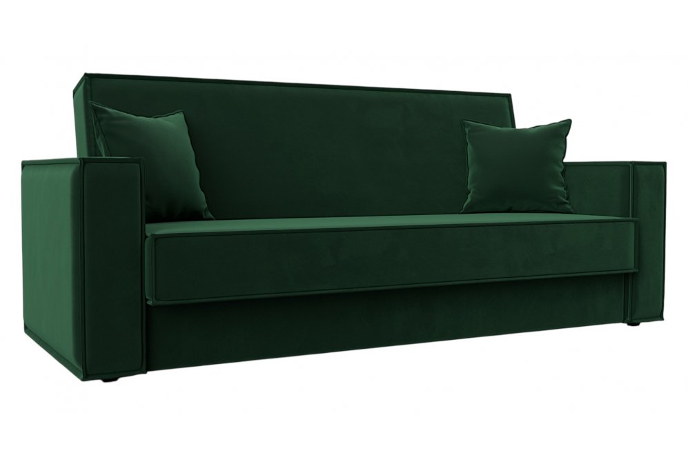 Диван Куба велюр зеленый