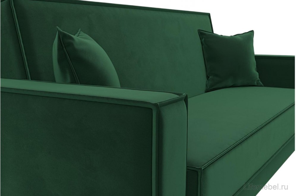 Диван Куба велюр зеленый