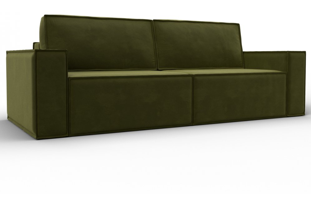 Диван Нова зеленый микровельвет