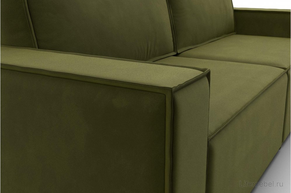 Диван Нова зеленый микровельвет