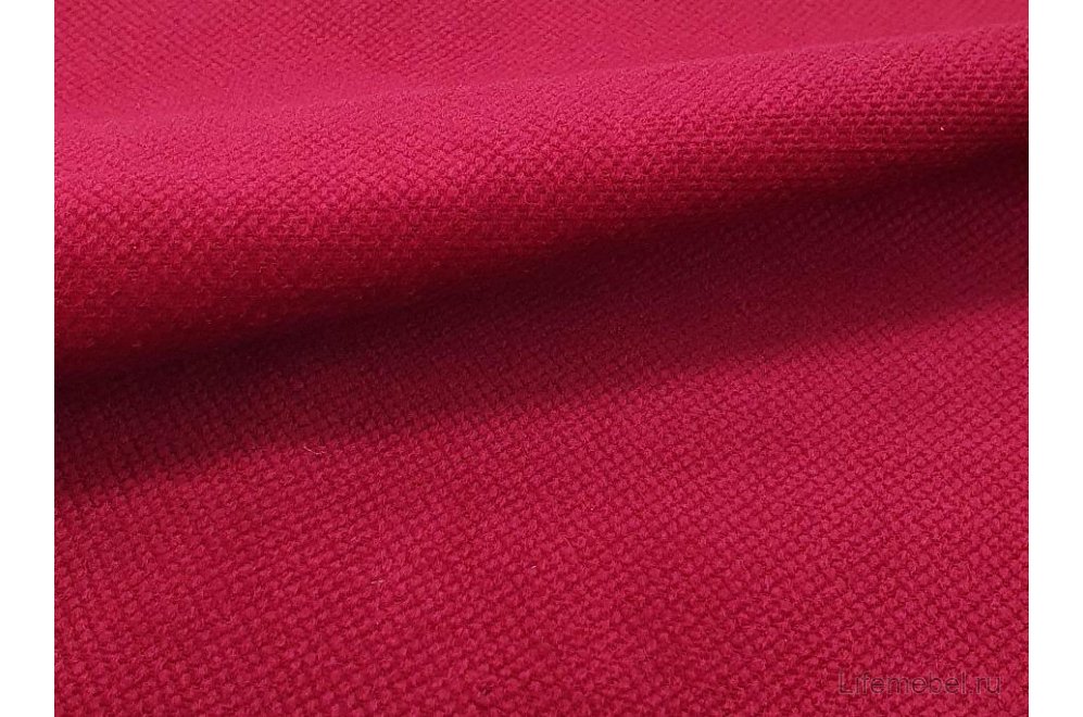 Диван-кушетка Женева-Софт левый микровельвет красный