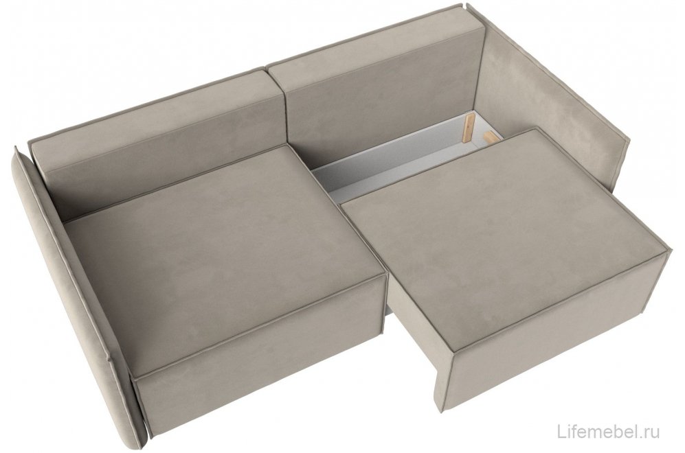 Диван Либерти бежевый микровельвет