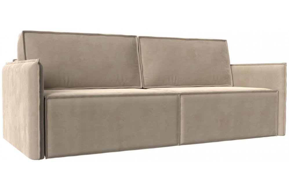 Диван Либерти бежевый велюр