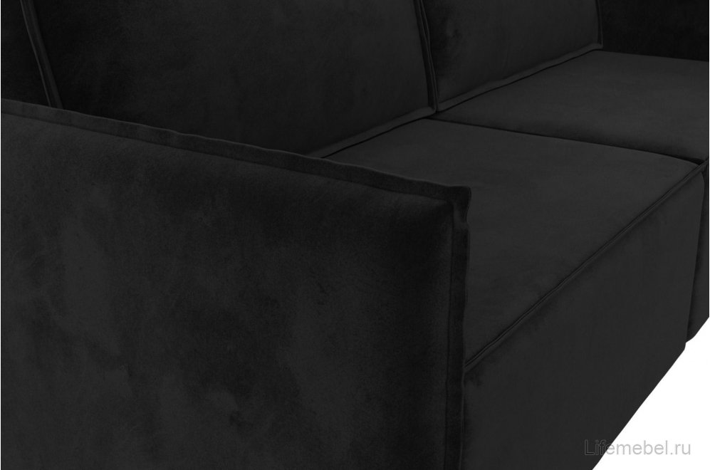 Диван Либерти черный велюр