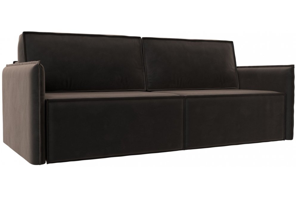 Диван Урбан-Люкс коричневый велюр