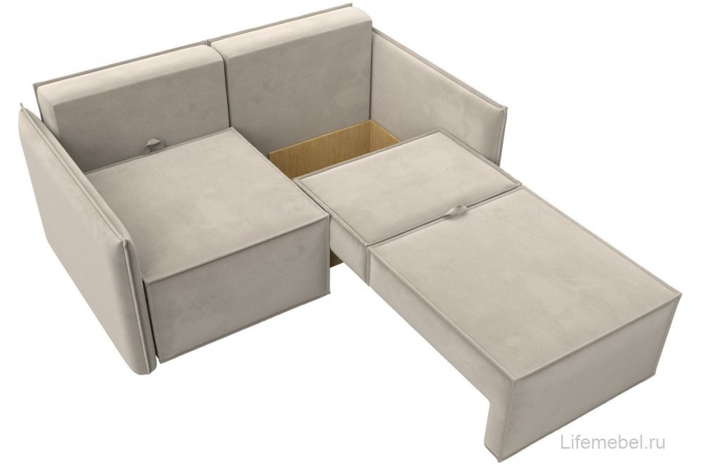 Диван Урбан-Люкс микровельвет бежевый