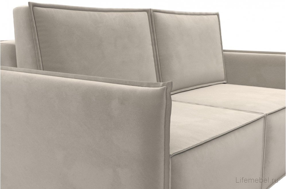 Диван Урбан-Люкс микровельвет бежевый