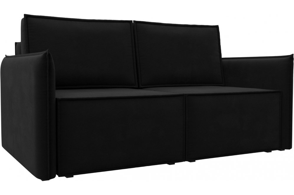 Диван Либерти микровельвет черный