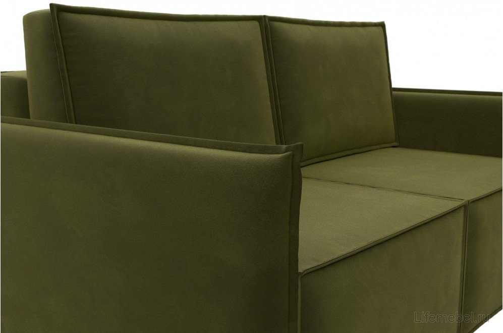 Диван Урбан-Люкс микровельвет зеленый