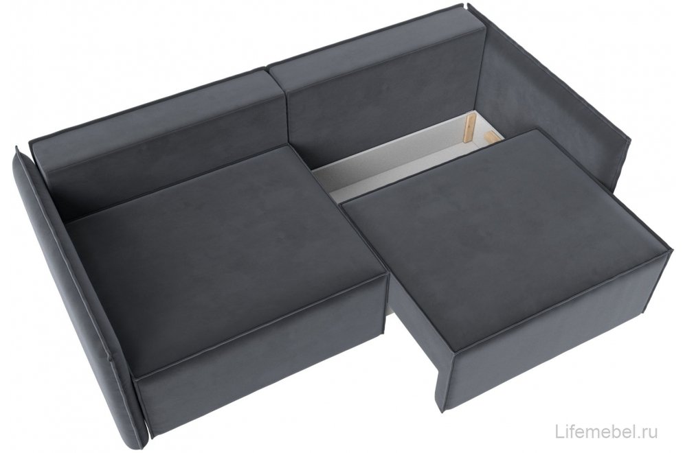 Диван Либерти серый велюр