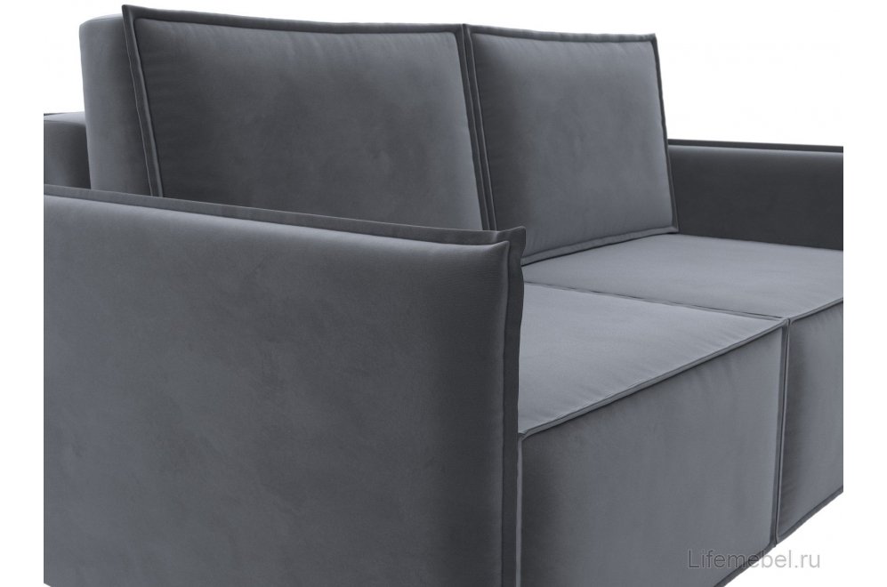 Диван Либерти велюр серый