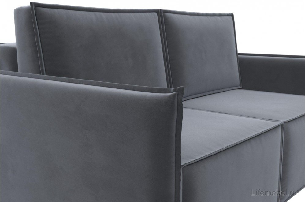 Диван Урбан-Люкс велюр серый