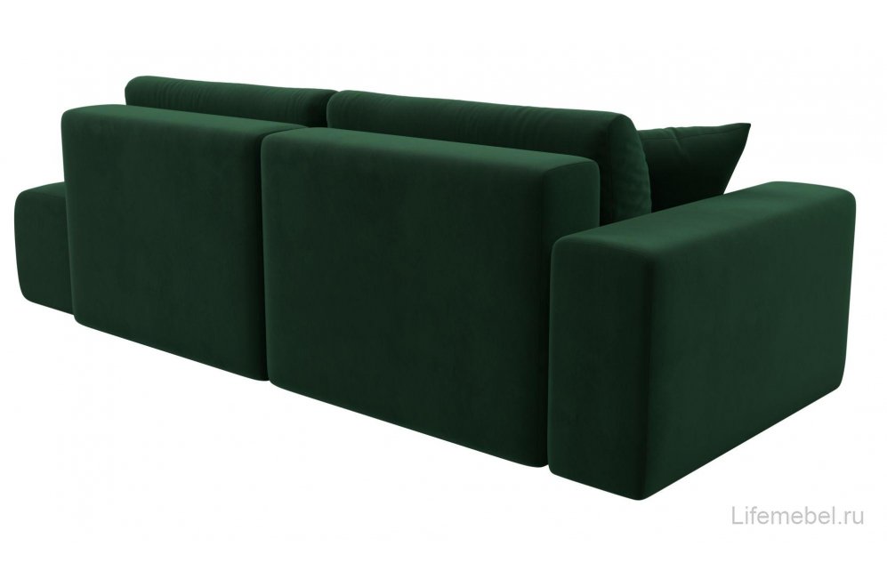 Диван Форум-036 НПБ Модерн подлокотник слева велюр зеленый