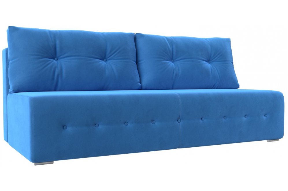 Диван Лондон голубой велюр