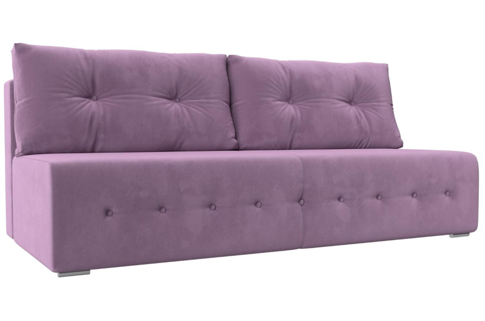 Диван Лондон сиреневый микровельвет