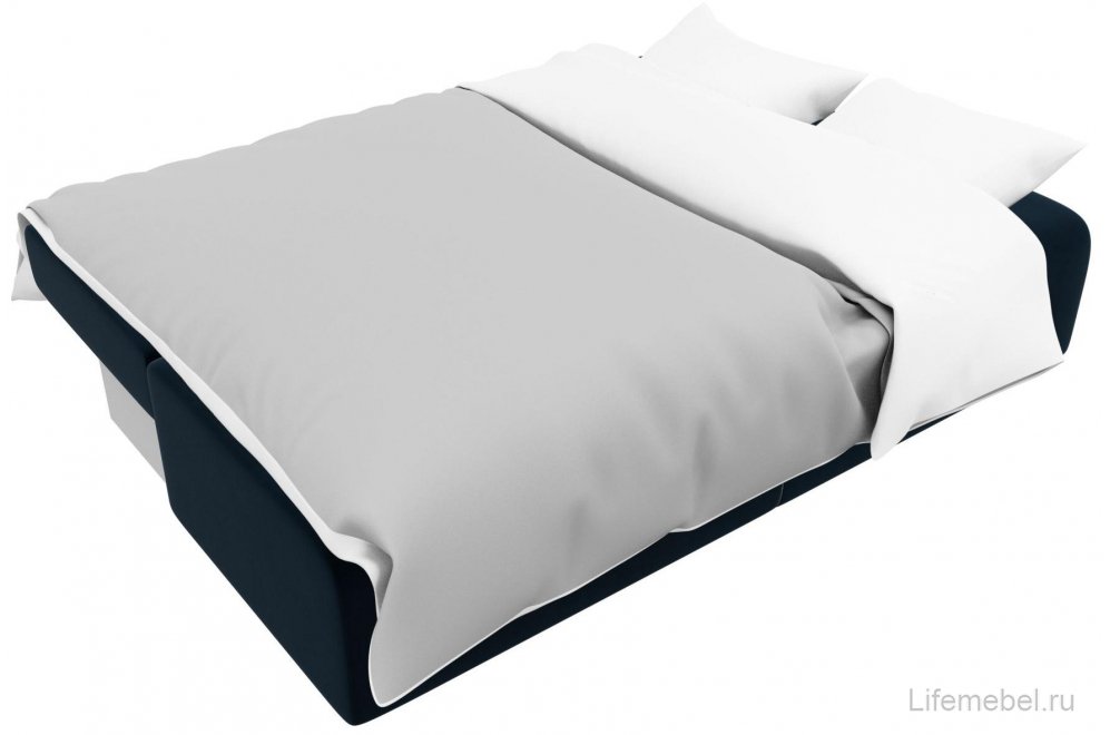 Диван Лондон велюр синий