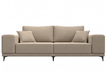 Диван-кровать Льюес велюр бежевый