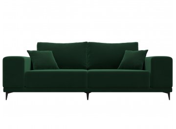 Диван-кровать Льюес велюр зеленый