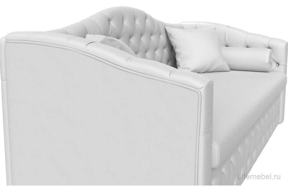 Диван Соната-Софт белая экокожа