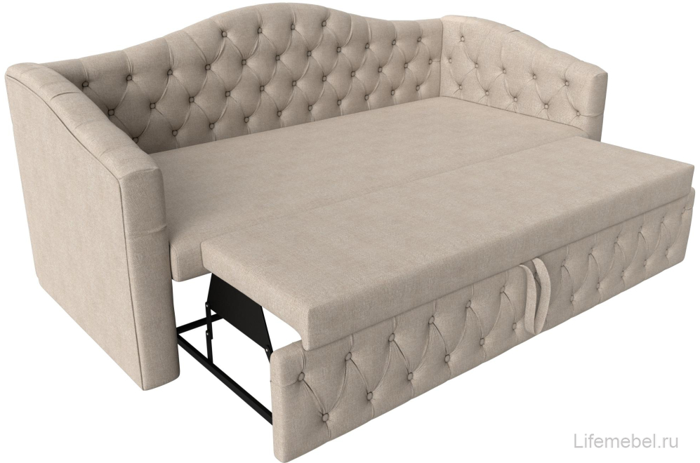 Диван Мечта бежевая рогожка