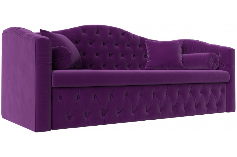 Диван Мечта фиолетовый микровельвет