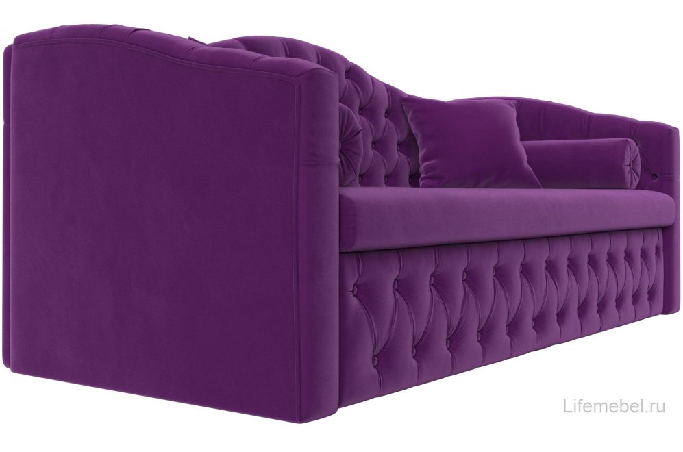 Диван Мечта фиолетовый микровельвет