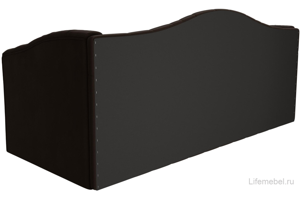 Диван Соната-Софт коричневый микровельвет