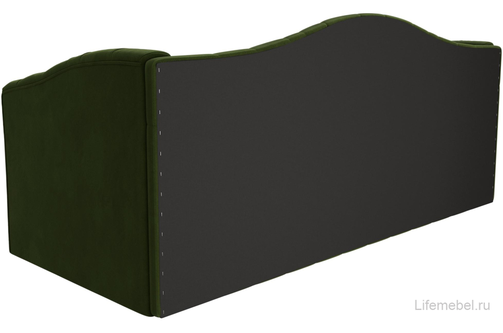 Диван Соната-Софт зеленый микровельвет
