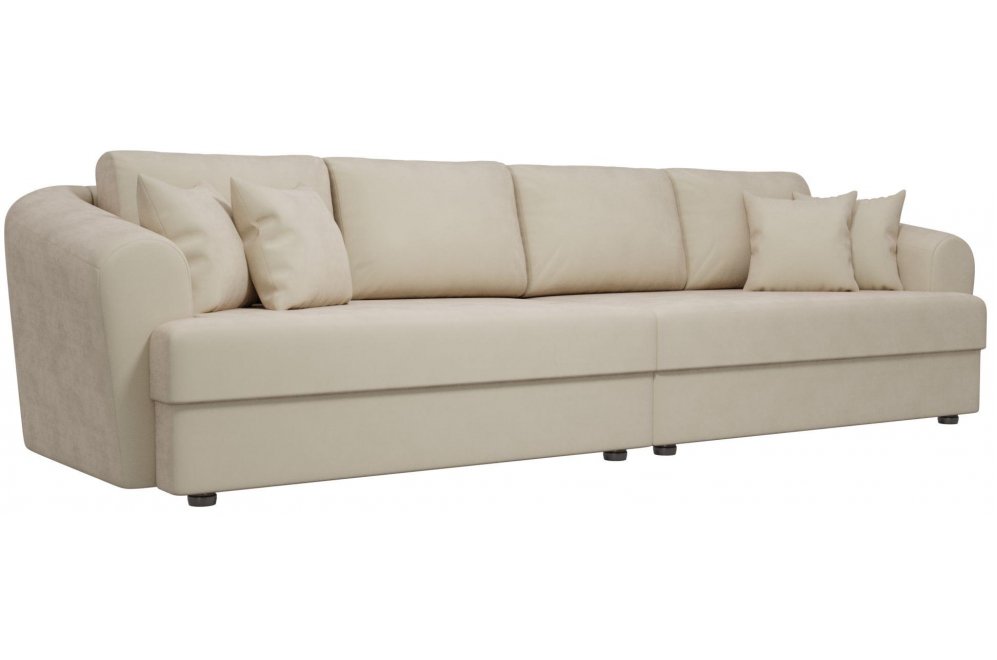 Диван Милтон флок бежевый