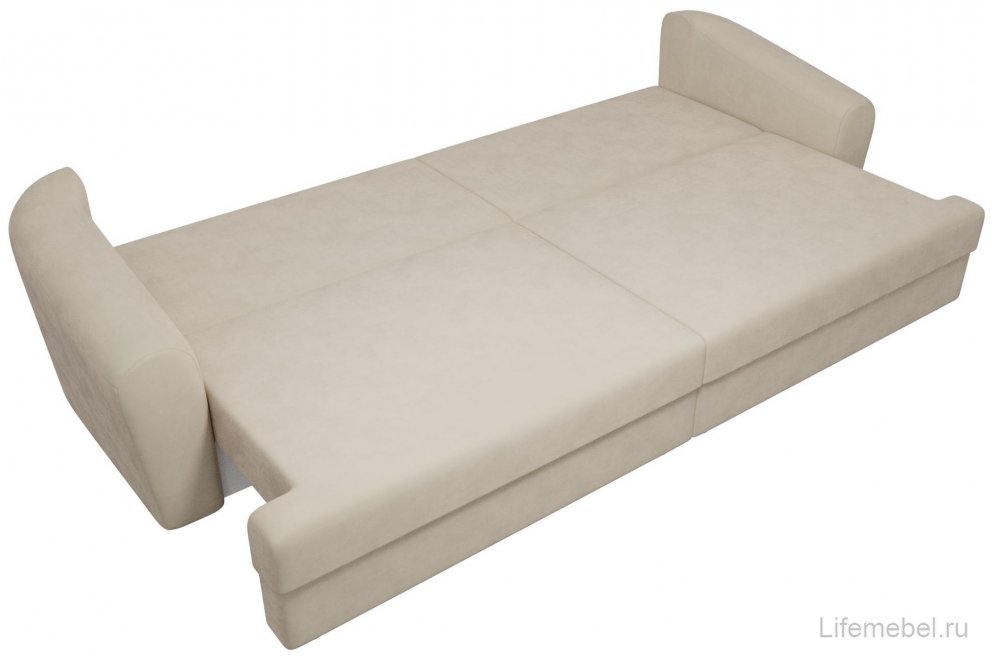 Диван Милтон флок бежевый