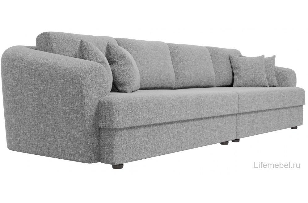 Диван Милтон рогожка серый
