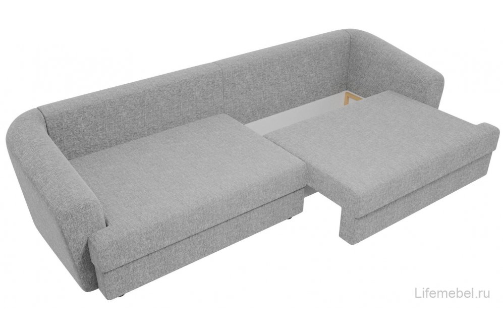 Диван Милтон рогожка серый