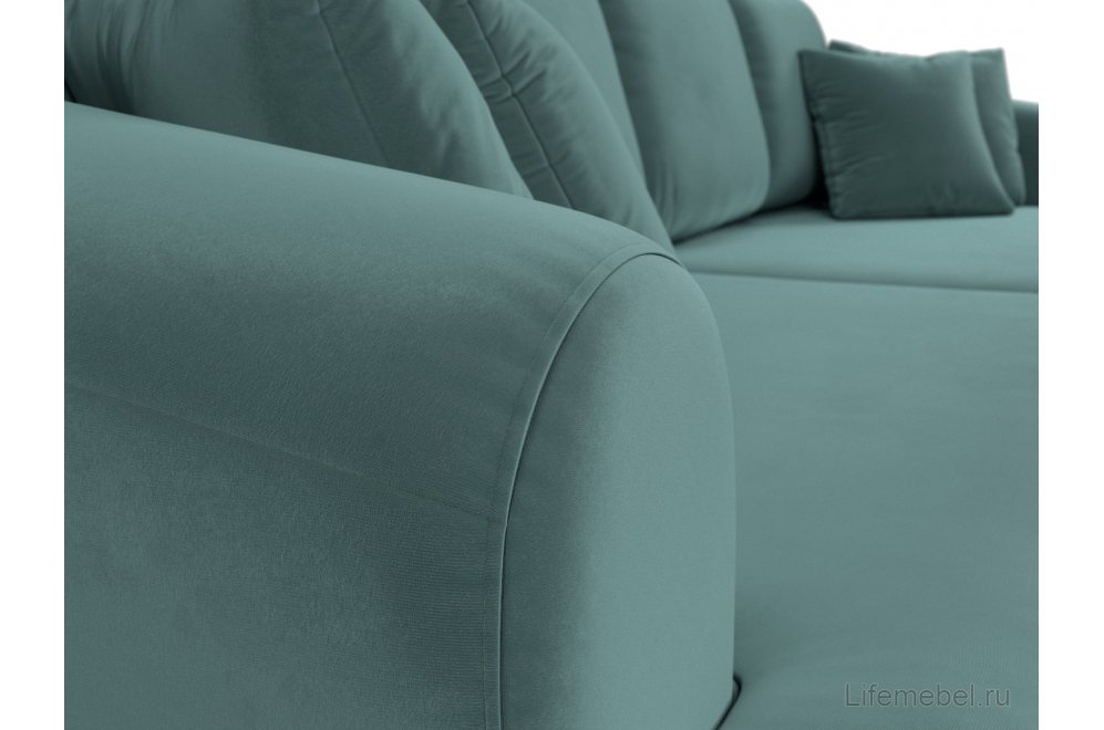 Диван Кристел велюр бирюза