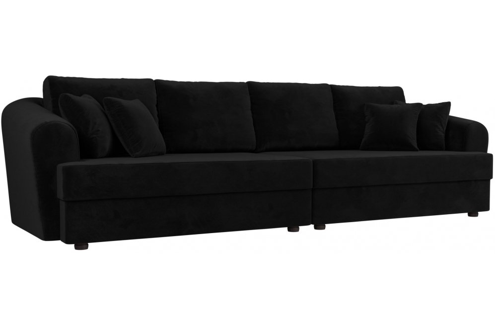 Диван Милтон велюр черный