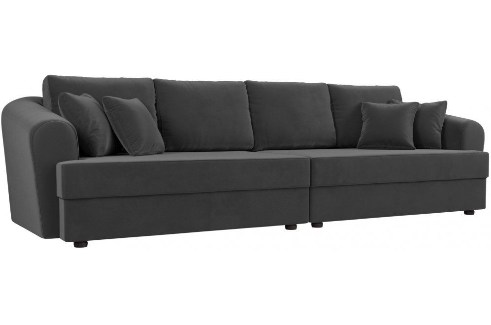 Диван Милтон велюр серый