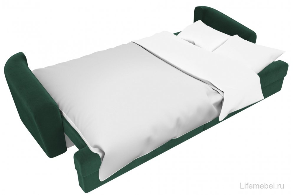 Диван Милтон велюр зеленый